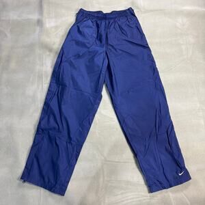 Nike Y2K Black Track Pants Men’s XL Lightweight Athletic Joggers Swoosh